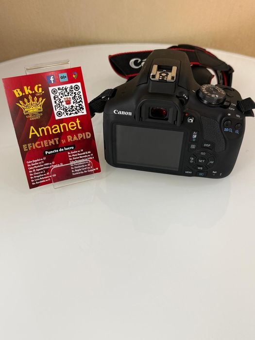 Canon Eos Rebel T7 + Obiectiv 18-55mm Amanet BKG