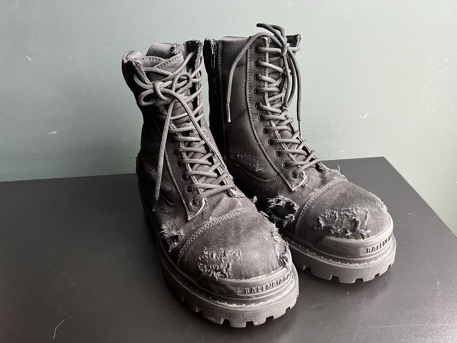 Ghete Balenciaga Combat Strike Boots 43