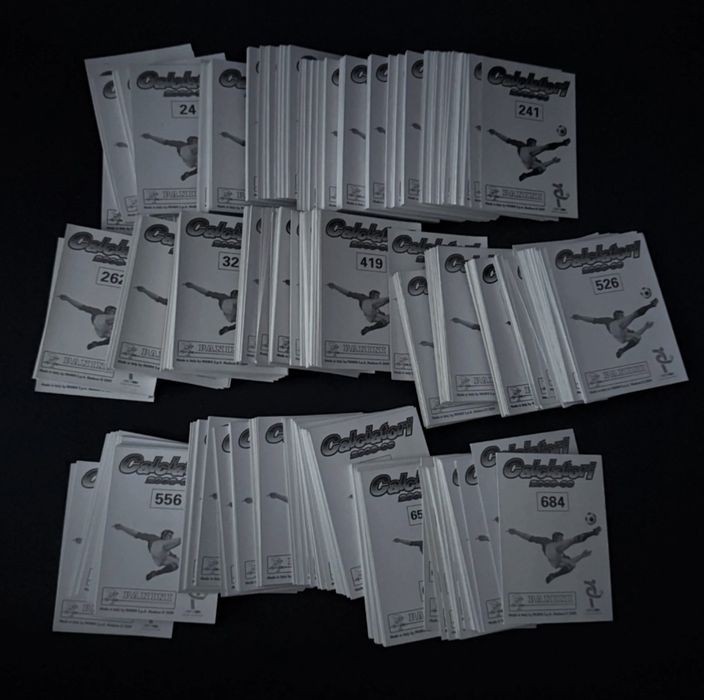 Set complet de 684 stickere nelipite Panini Calciatori 2008-2009
