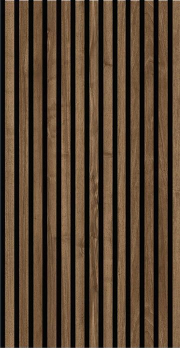 Декоративен стенен панел - MDF – Орех – 24 x 280 см
