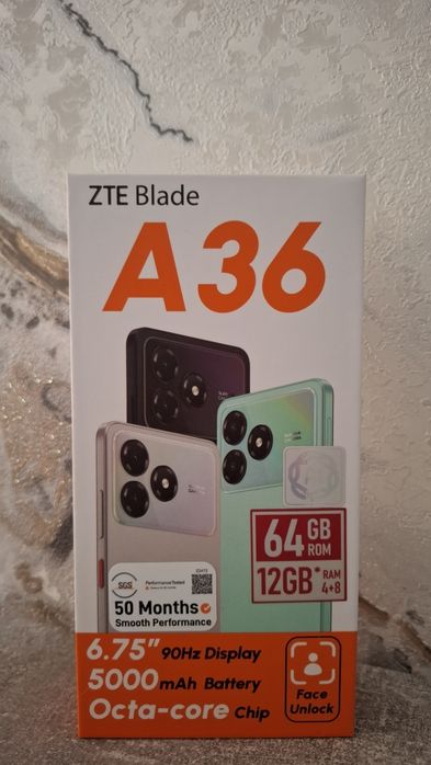 Продаю телефон ZTE Blade A36.