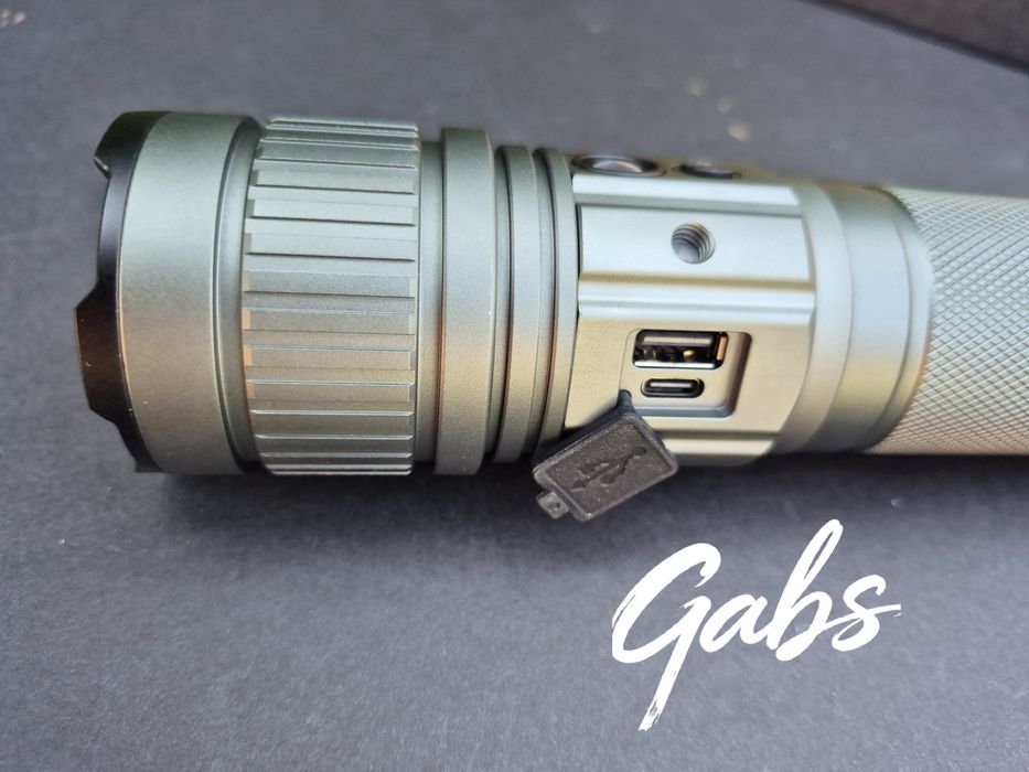 Мощен LED алуминиев фенер COBA CB-G910,TG WICK 3000m 3000м