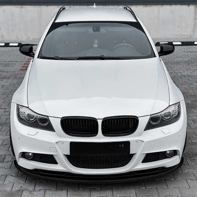 Grile Simple Bara Fata Nari BMW E90 E91 Facelift (2009-2012), Negru Lucios, Produse NOI