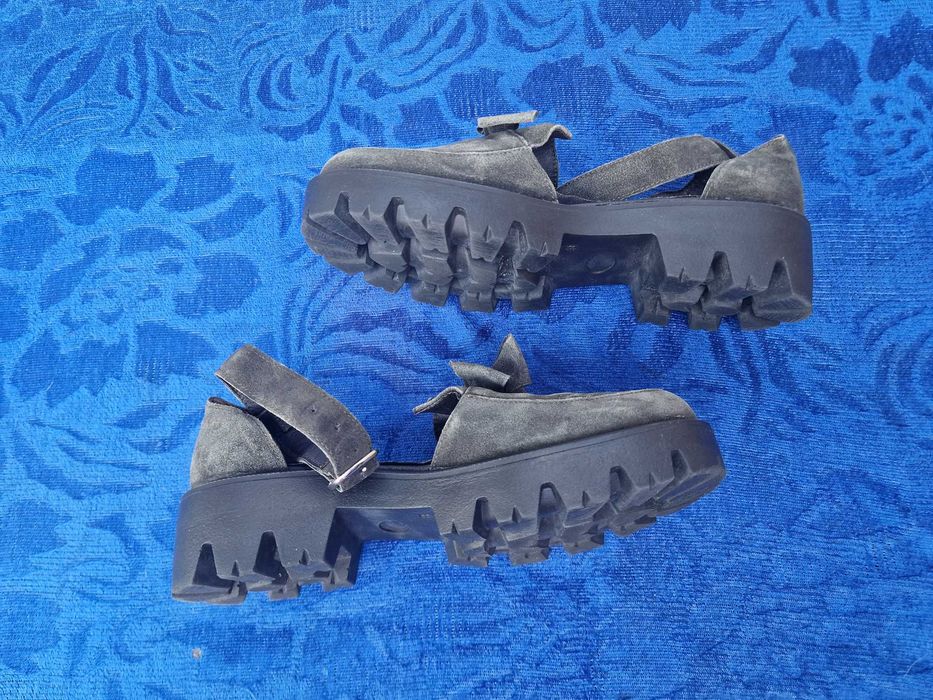Fashion sandale dama | copii cu barete si talpa groasa mar. 38 | 24 cm