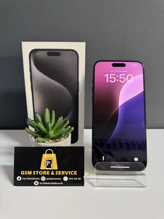 Iphone 15 Pro Max 512Gb Black Titanium Garantie Gsm Store&Service