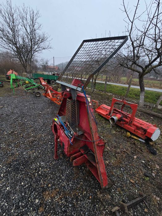 Troliu forestier in tiranti pentru tractor 60 cp HOLZNECK 6t 50m cablu