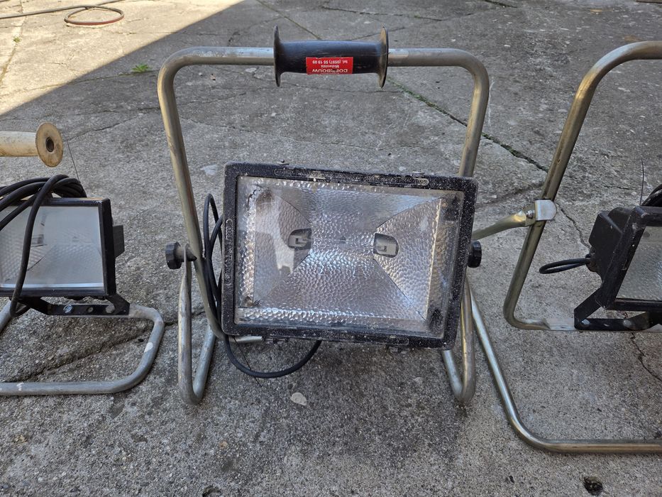Proiector portabil profesional de șantier, lampă