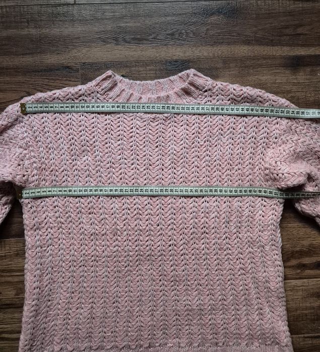 Pulover S oversize Mango roz