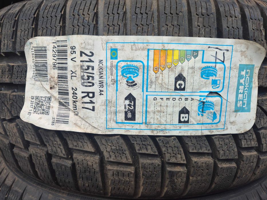 4 Anvelope M+S IARNA - 215/50/17 95V XL - NOKIAN - NOU - DOT 2017