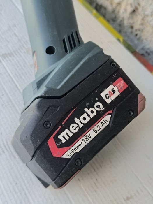Акумулаторен ъглошлайф Metabo W 18 L 9-125  SOLO