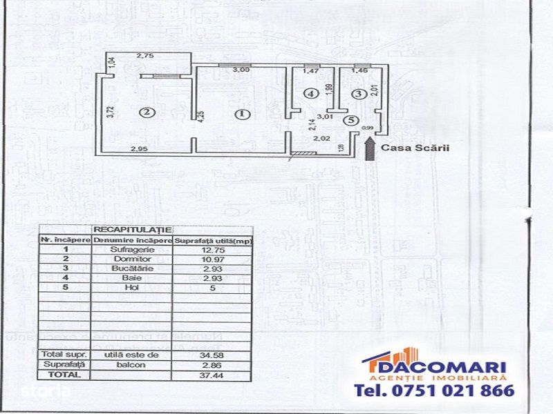 Apartament 2 camere de vânzare, Micro 19 – F-uri.