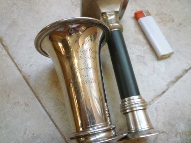 Месингови Чаша Свещник