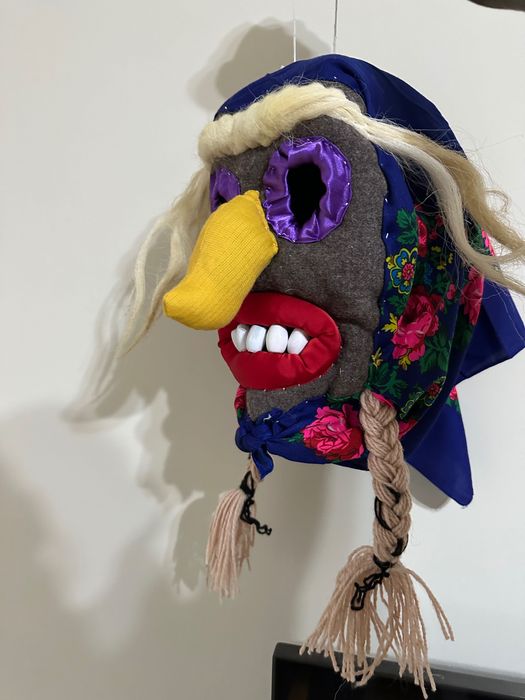 Mască traditionala /Masca babuta de anul nou