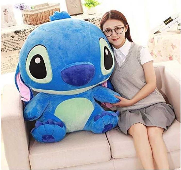 ОФЕРТА Плюшена играчка Стич + ПОДАРЪК Флашка Stitch, 100cm Плюшен Стич