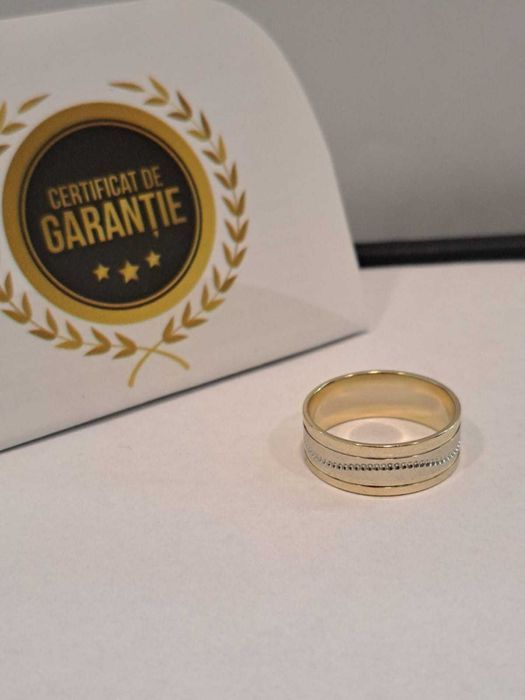 (AG41) Verigheta aur, 14K b5052 - Certificat de garantie!