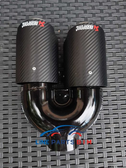 Set Tipsuri Duble Evacuare //M Akrapovic Ornamente Toba BMW AUDI VW