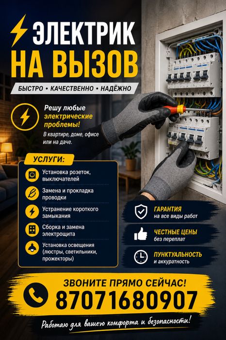 Электромонтажные работы — быстро и качественно