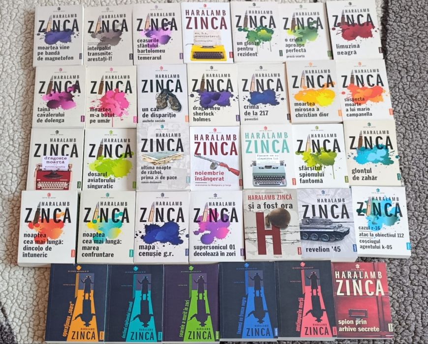 Colectie 34 de volume Haralamb Zinca