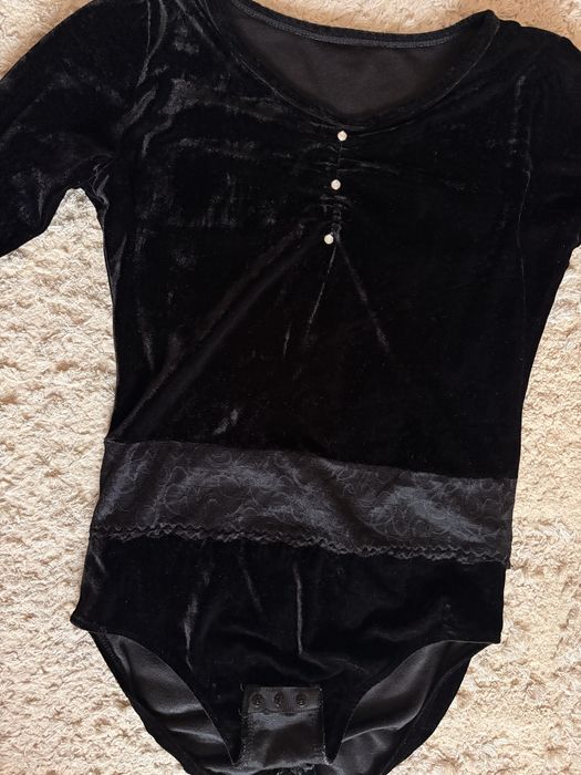 Велурено трико за спортна/художествена гимнастика/балет