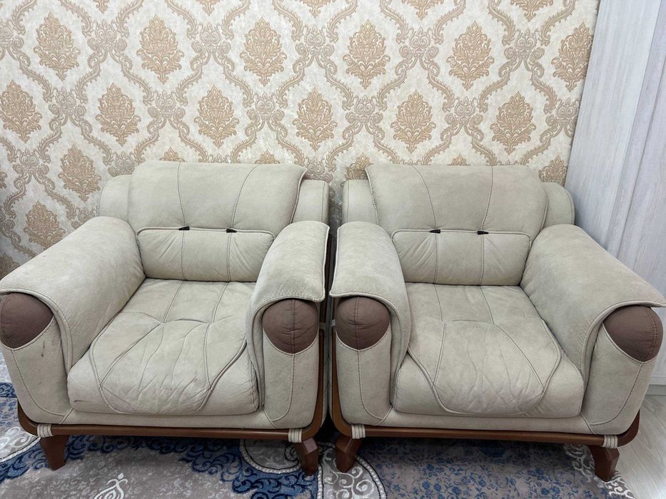 Диван и 2 кресла