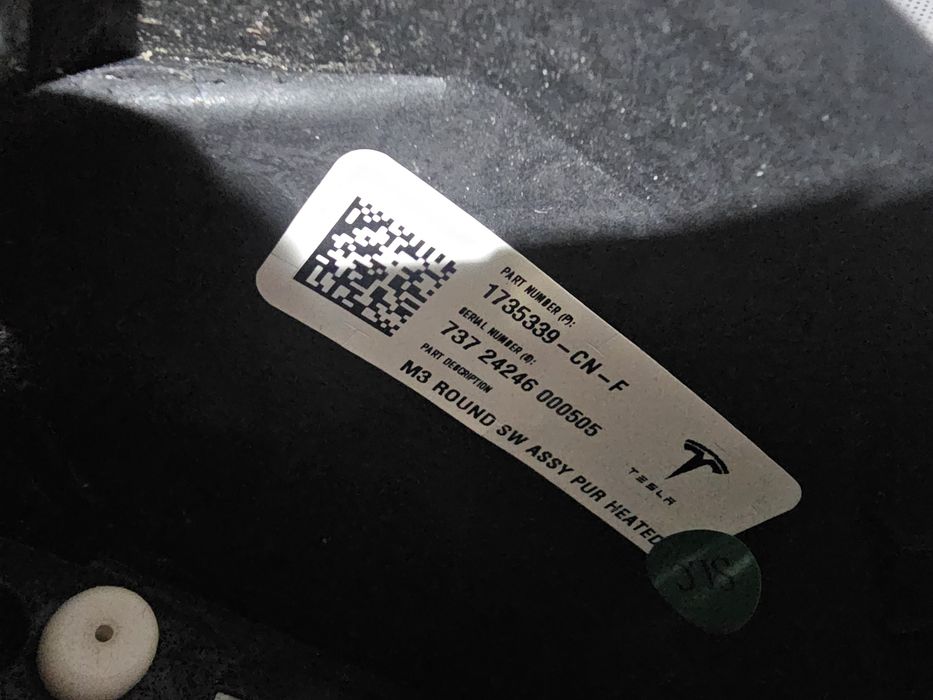 Volan Tesla Model 3 Highland dupa 2023 cod 1735399-CN-F