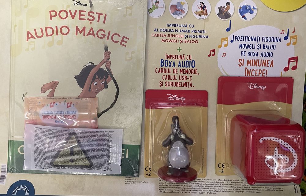 Povesti Audio Disney 1 si 2 plus Boxa