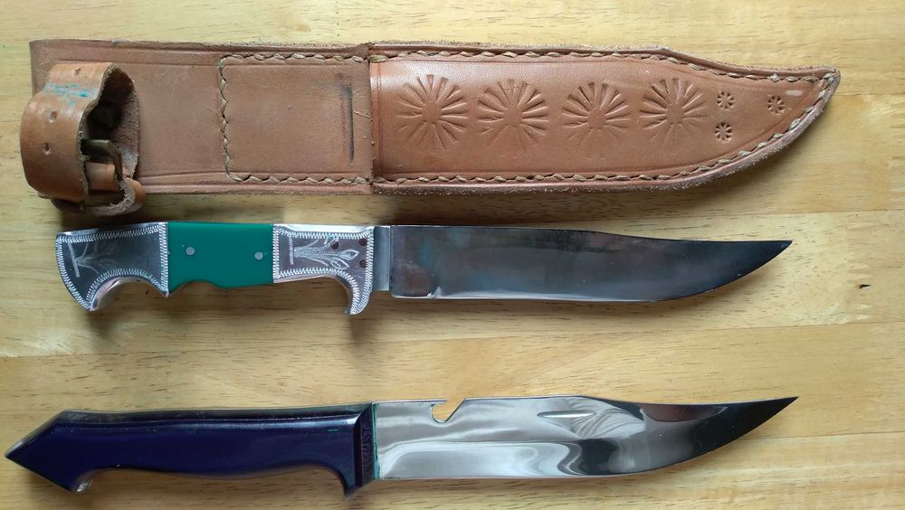 Cutite, corn cerb, vanatoare, simple, facute la Combinatul Hunedoara