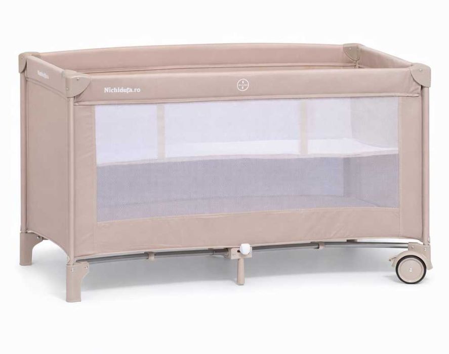 Patut pliabil copii Nichiduta , cu doua nivele  multifunctional