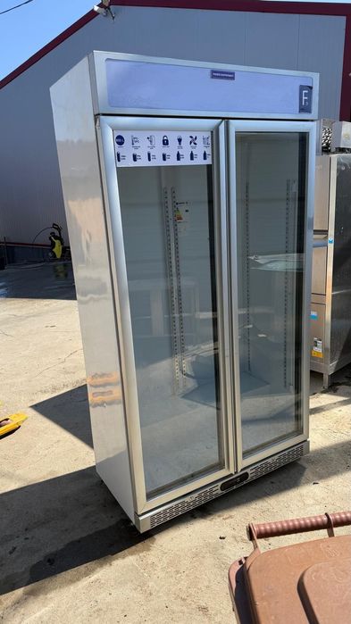 Dulap frigorific Frigider bautri 2 uși sticla profesional 600 l