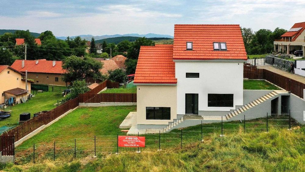 Casă nouă 222 mp – proiect premium, Sălicea, ideală pt personalizare