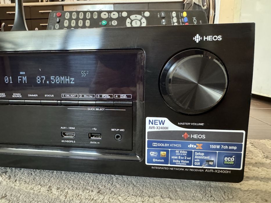 Denon AVR-X2400H комплект Качествен ресовър