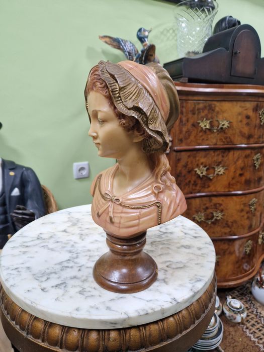 Антикварен колекционерски бюст фигура статуетка