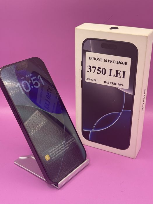 Iphone 16 pro 256gb•Amanet Matei Crangasi•3885