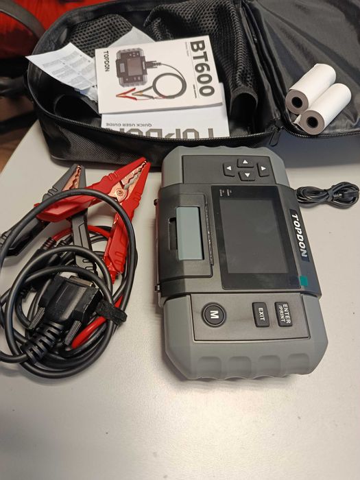 Тестер за акумулатори BT600, 12V 24V с вграден термопринтер