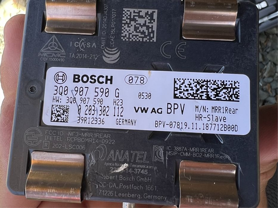 Set module side assist RADAR VW Arteon PASSAT 3Q0907566G 3Q0907590G