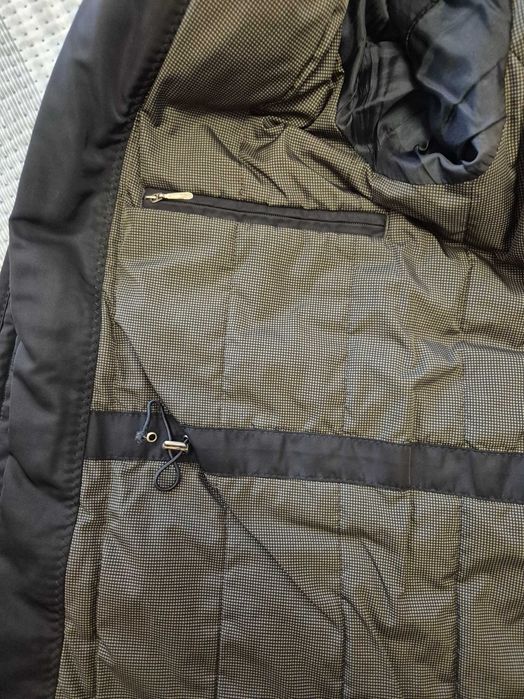 Стилно мъжко зимно яке Alberto Gianni със скрита качулка