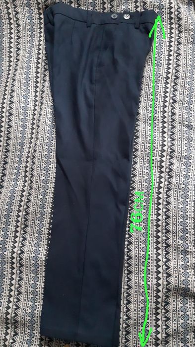 Брюки школьные синие