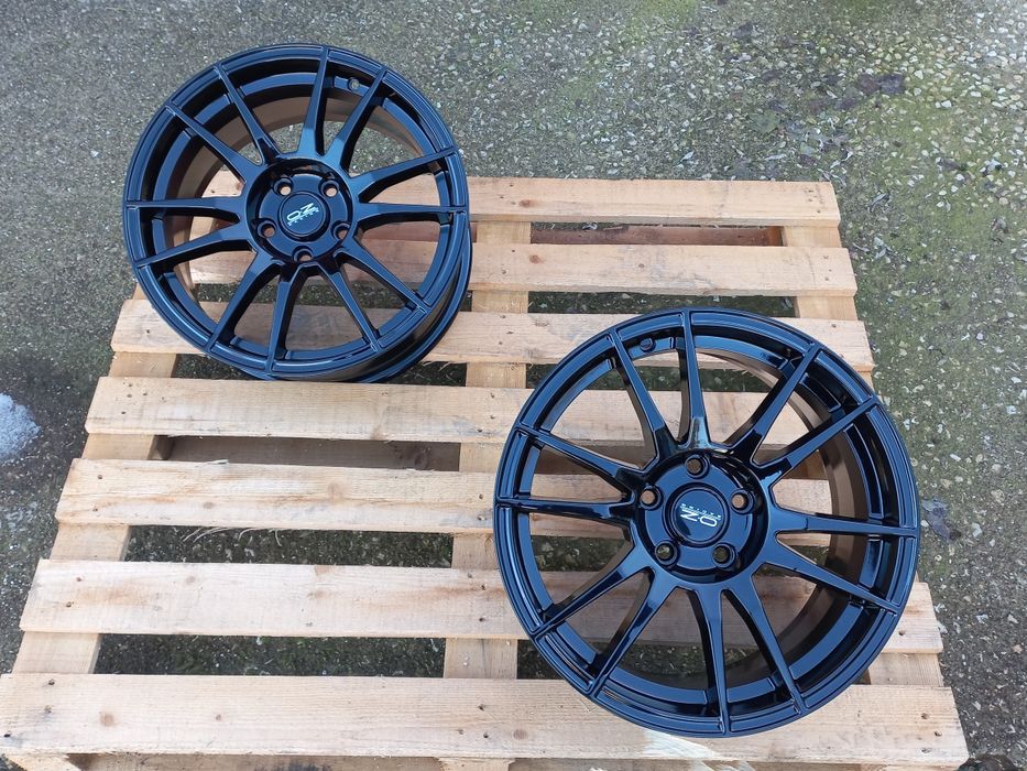 18"O.Z 5x112 Vw Audi Škoda Seat Mercedes 8Ж ет40 Piano Black Чисто Нов