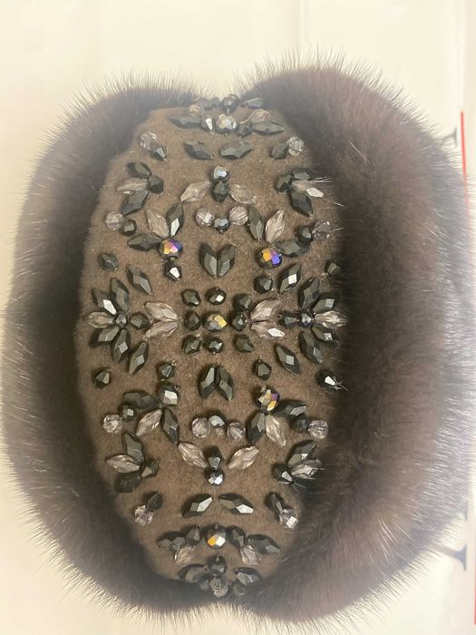 Норковая шуба и шапка