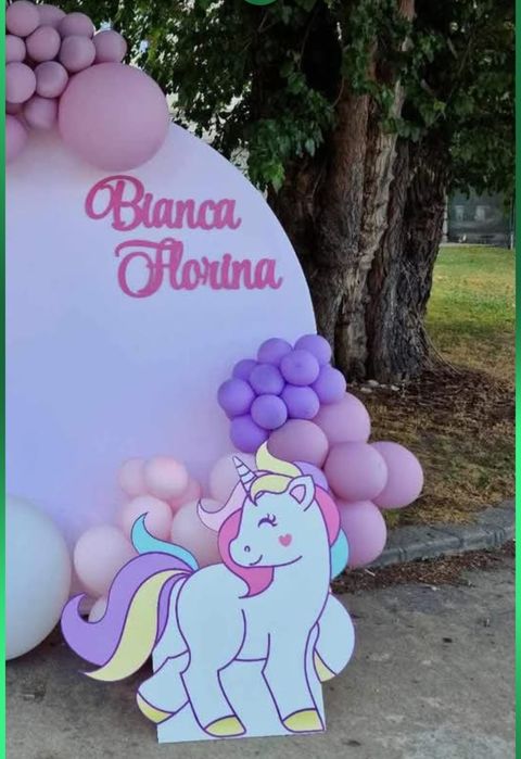 Figurine unicorn din HDF de 3 mm