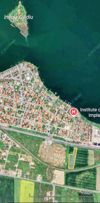 Ovidiu Sud, 5000 mp INTRAVILAN vedere la lac