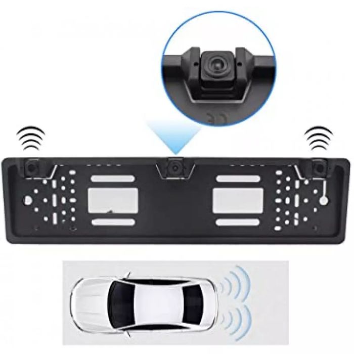 Камера за задно виждане в рамка за номер – универсална