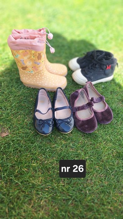 Lot Pantofi tenisi balerini adidasi fetita nr 25 27 26 papuci