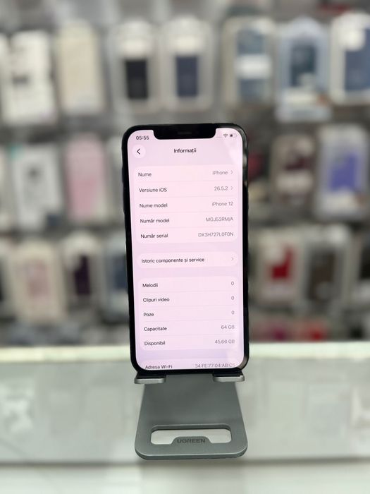 iPhone 12 - Memorie 64GB - Sanatate baterie 100% - DeBi GSM Mobile Brasov