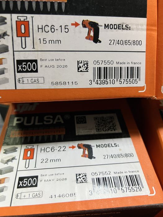 Cuie spit pulsa 15, 17, 20, 22, 32 si 40 mm