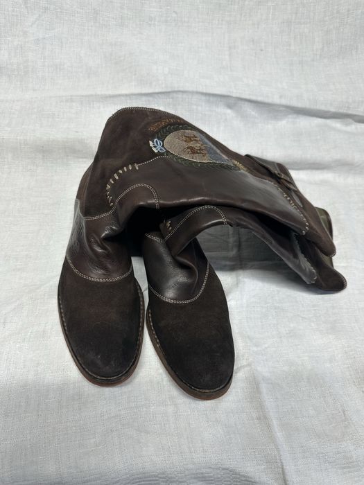 Cizme lungi ecvestre La Martina – Ediție Specială „Royal Hussars / Queen's” – Piele Premium