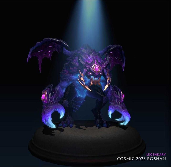 Эксклюзивный скин Cosmic 2025 Roshan для Dota 2 International 2025