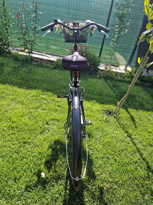 Bicicleta de oras Elops 100 cadru jos Negru, aproape noua (sub 100km parcursi)