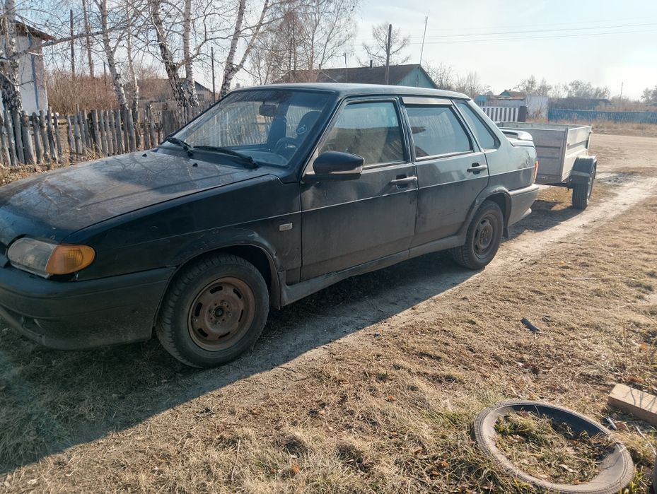 Ваз2115 с прицепом