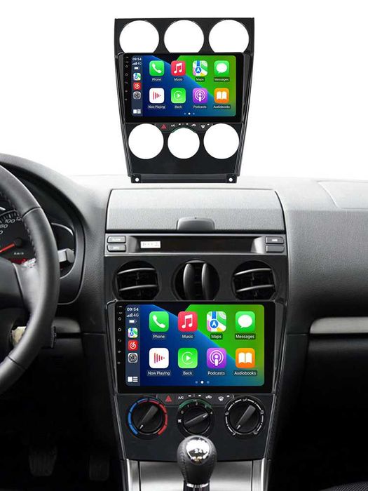 NAVIGATIE Android 14 Mazda 6 2002 - 2008 1/8 Gb Waze CarPlay + CAMERA
